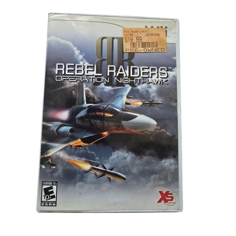 Rebel Raiders: Operation Nighthawk (Nintendo Wii, 2008) Complete in box